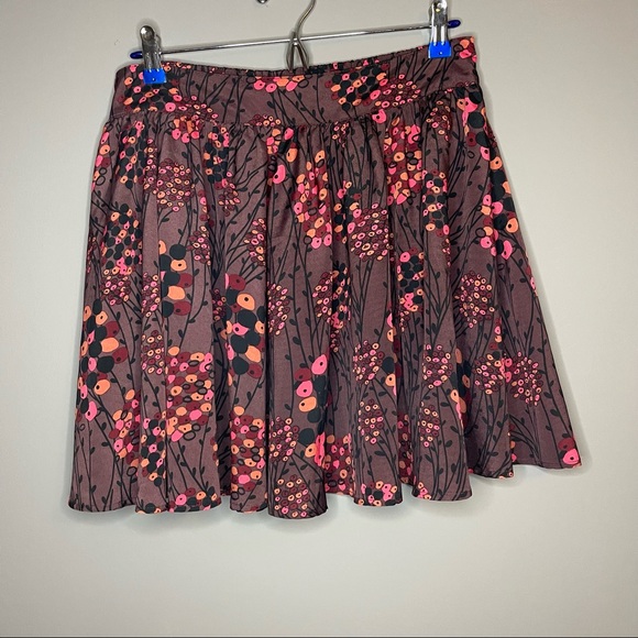 Fossil Dark Floral Skirt Boho Style Womens Medium - Picture 1 of 4